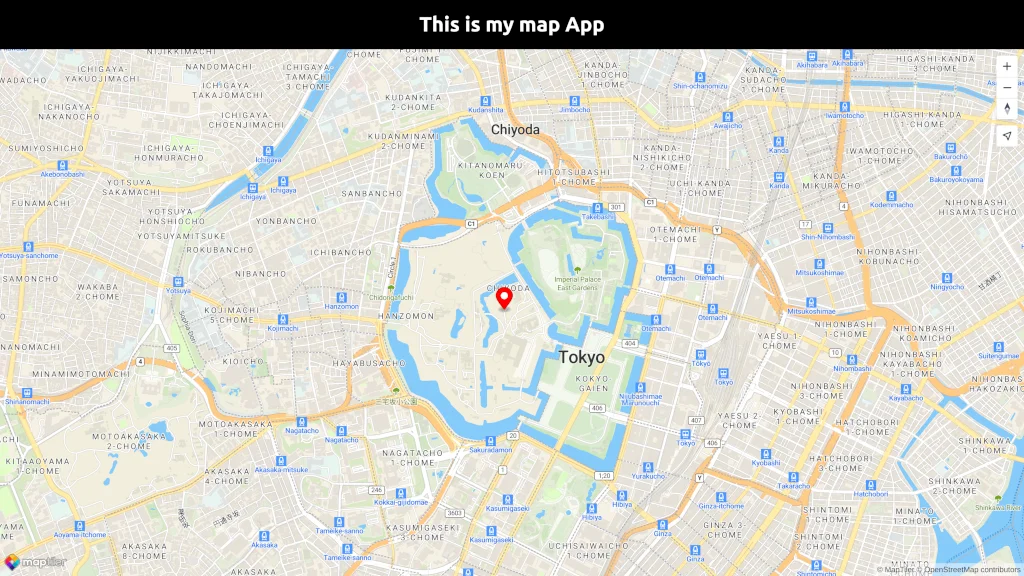 Display a map in Angular using MapTiler SDK JS