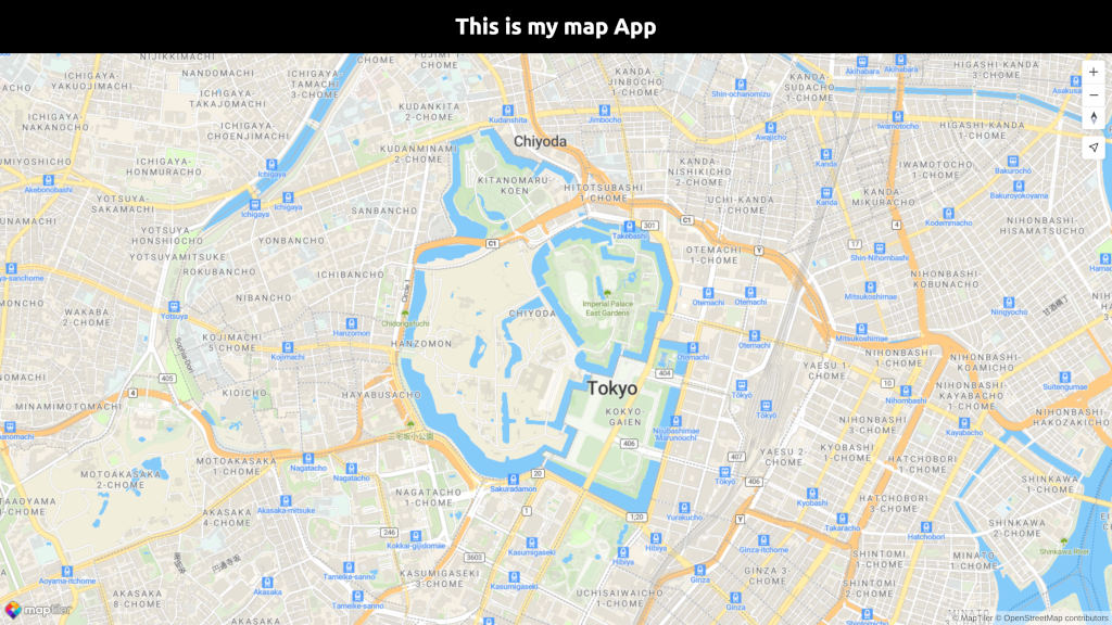 Full-screen map