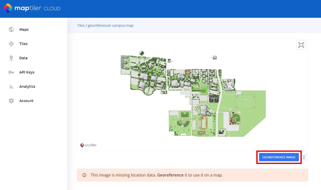 Georeference your image