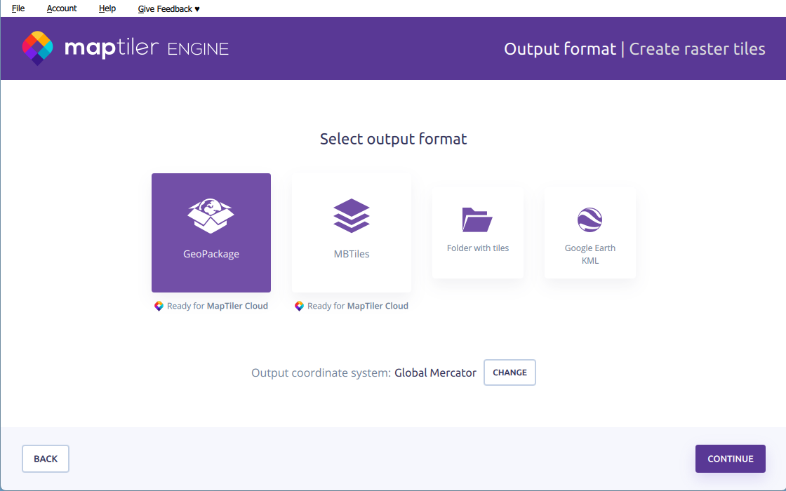 Output format