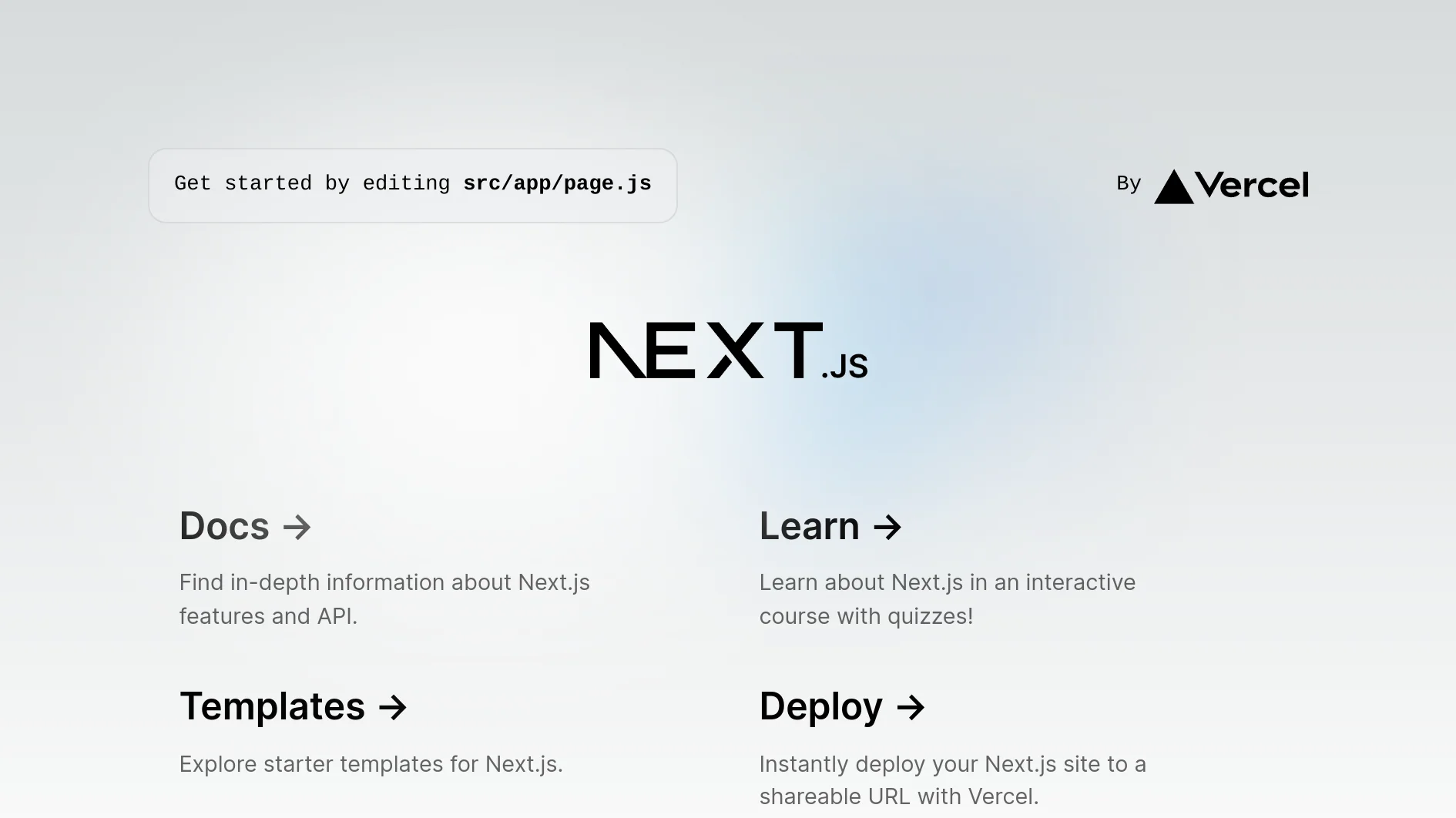 Next.js app