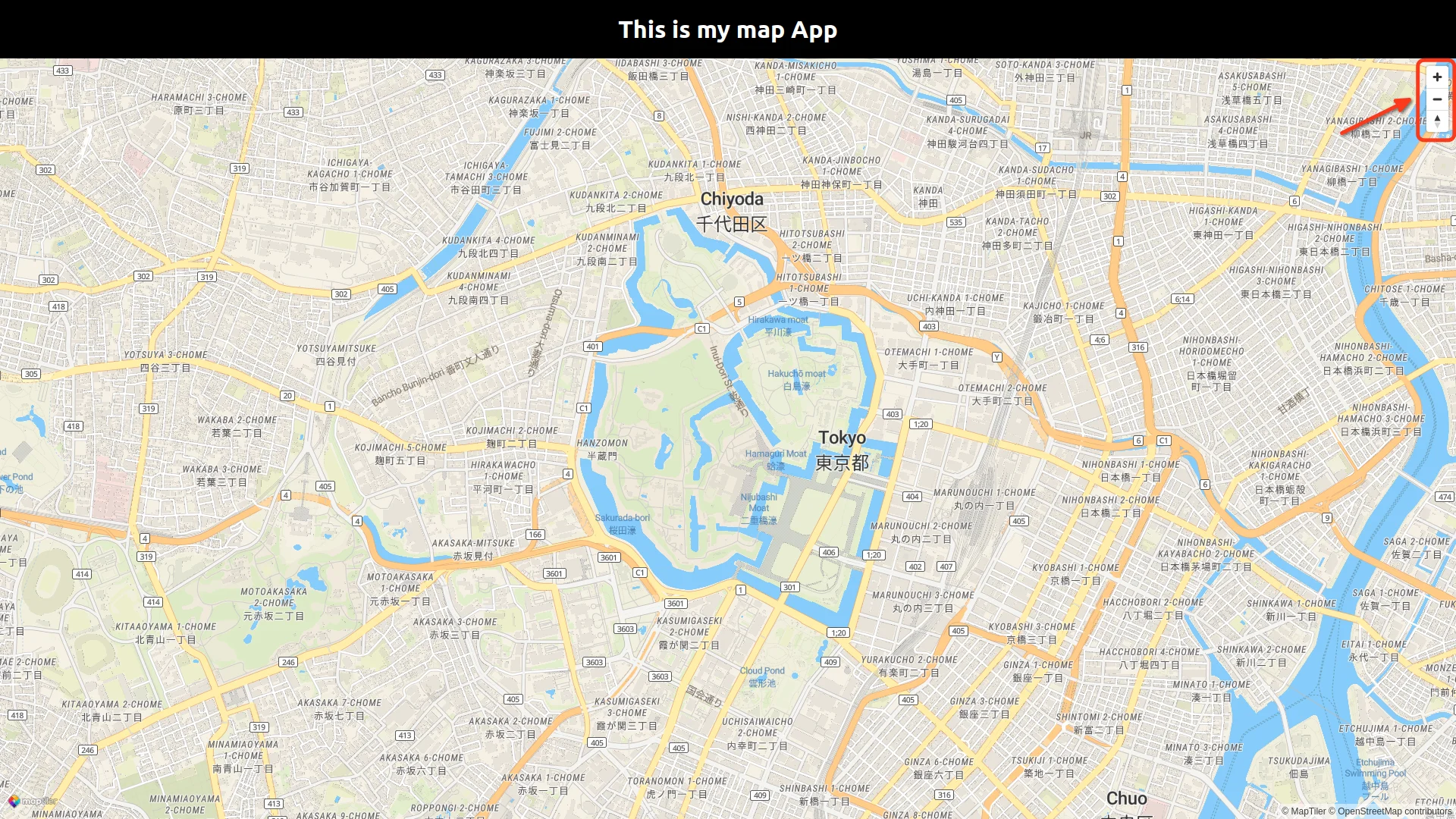 Map navigation control