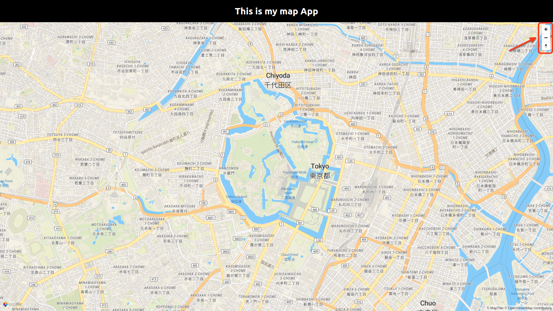 Map navigation control