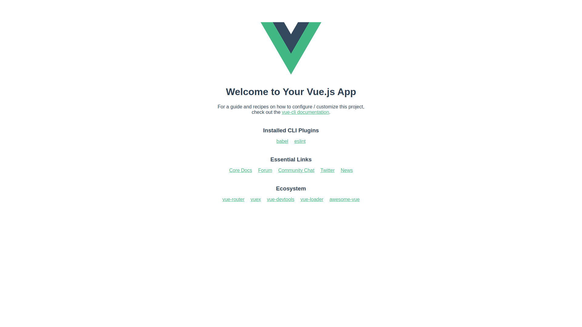 Vue.js app